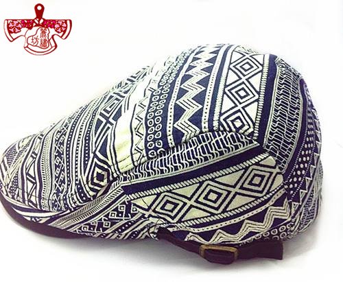 名族風(fēng)刺繡男帽