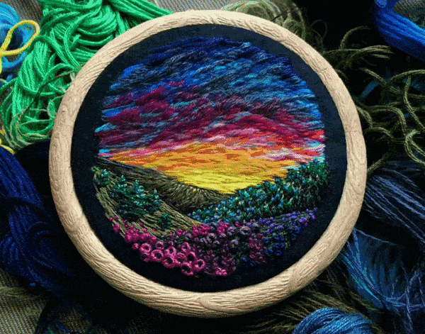 刺繡動起來了是什么效果？