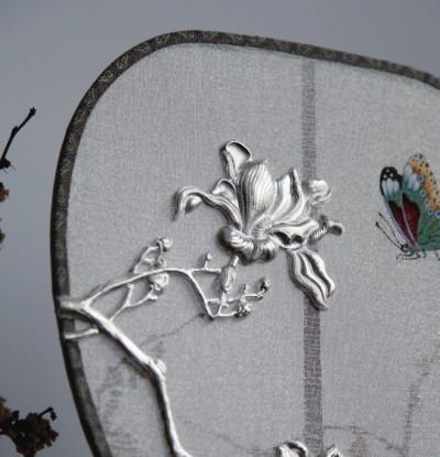 夏天到了 刺繡團(tuán)扇遙起來文藝又解熱
